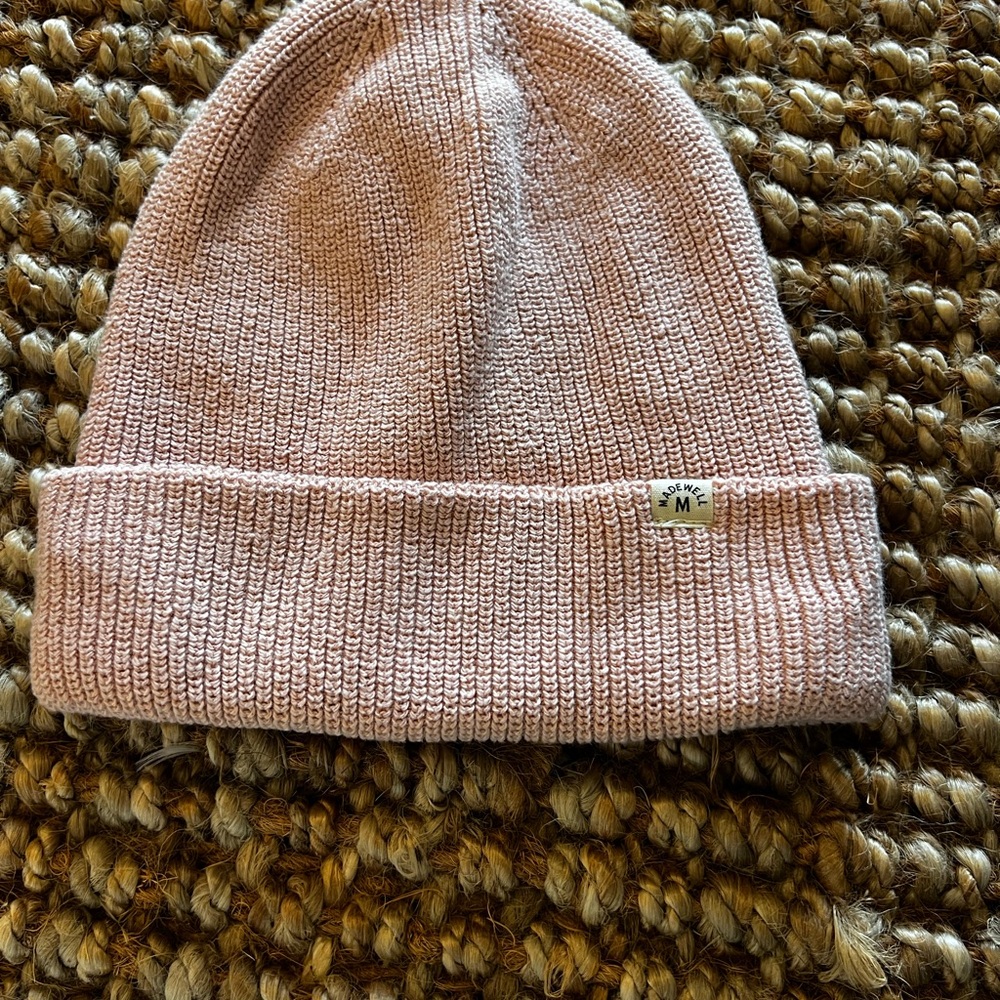 Madewell Blush Knit Beanie